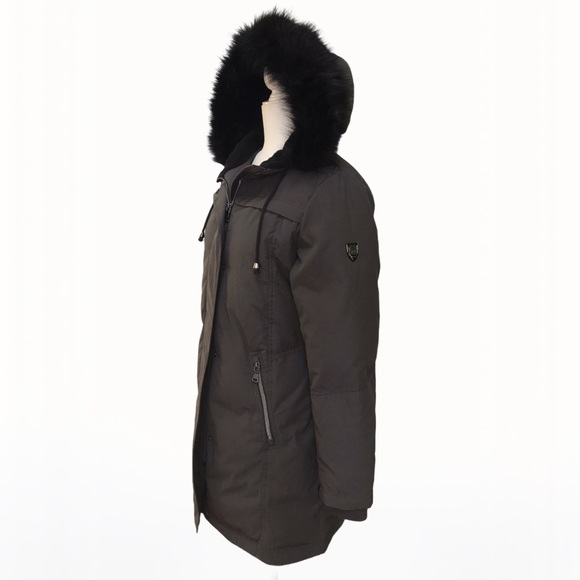 Vince Camuto Luxe Faux-Fur Hooded Jacket-Coat - S - Picture 7 of 17